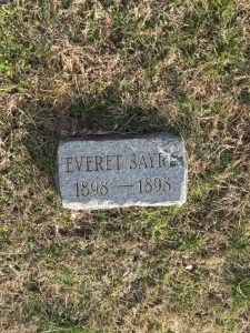 Everet Sayre Grave Marker